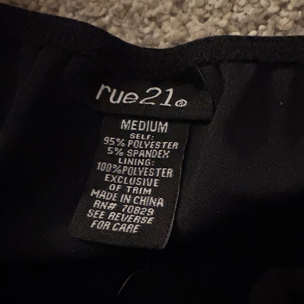 Rue21 Elegant Black Blouse